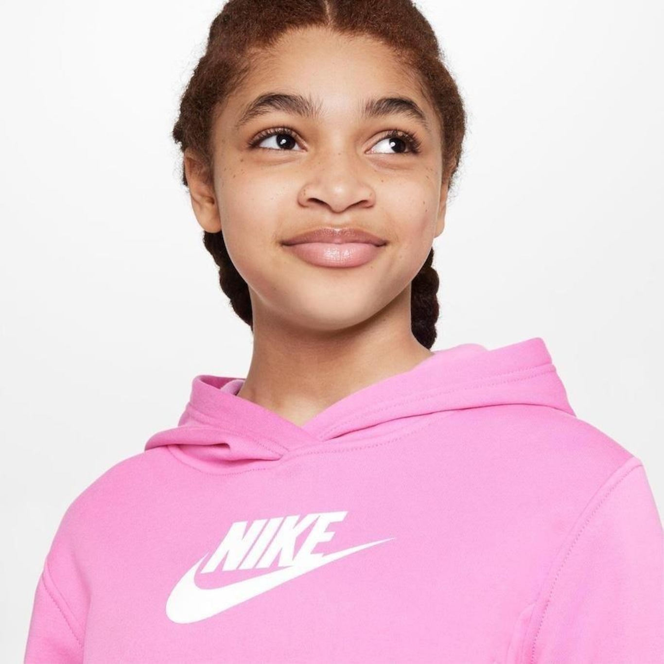 Blusão com Capuz Nike Sportswear Club Fleece - Infantil - Foto 2