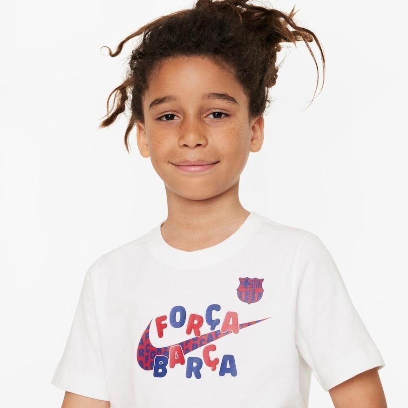 Camiseta Nike Barcelona - Infantil - Foto 1