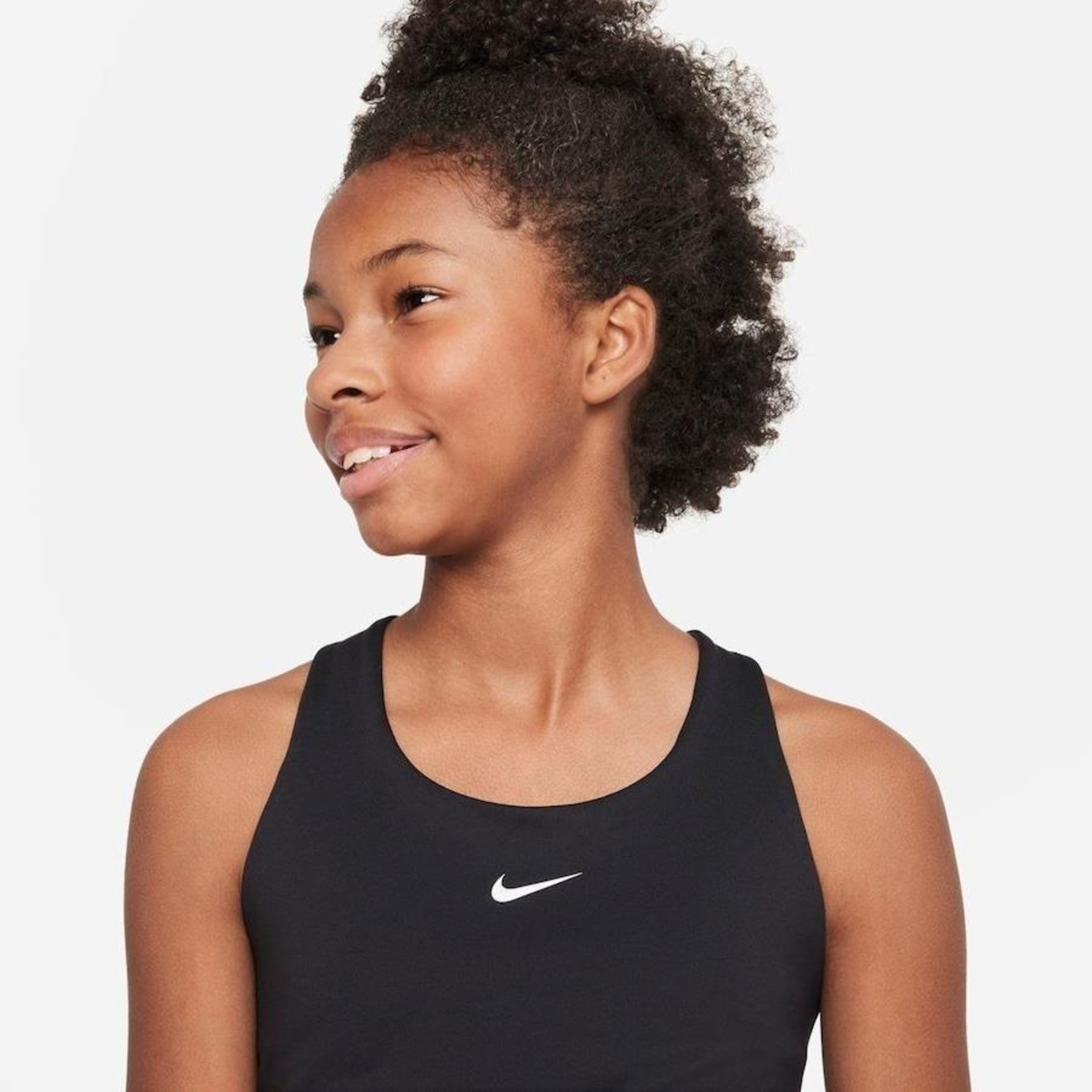 Camiseta Regata Nike Dri-Fit Swoosh - Infantil - Foto 2