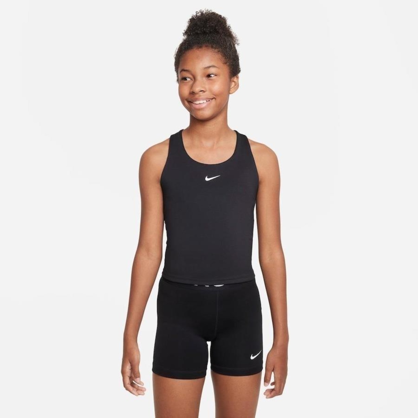 Camiseta Regata Nike Dri-Fit Swoosh - Infantil - Foto 4