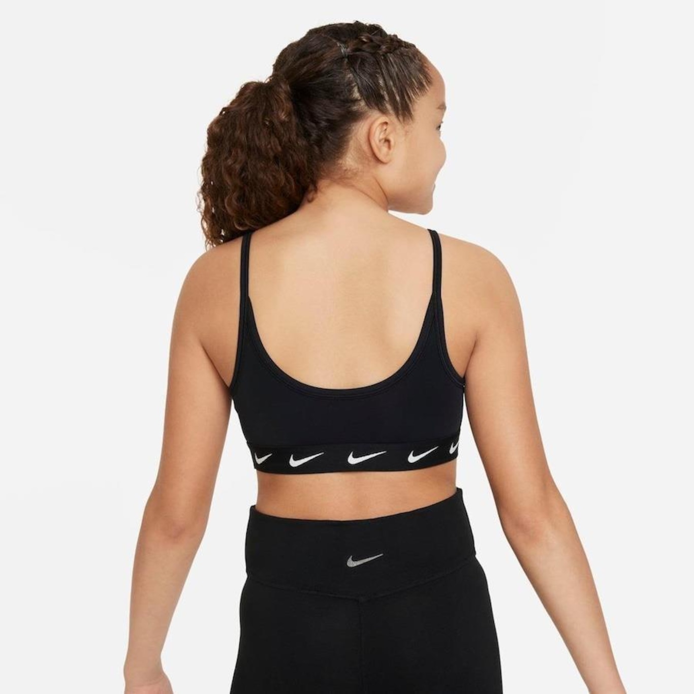 Top Fitness Nike Dri-Fit One - Infantil - Foto 3