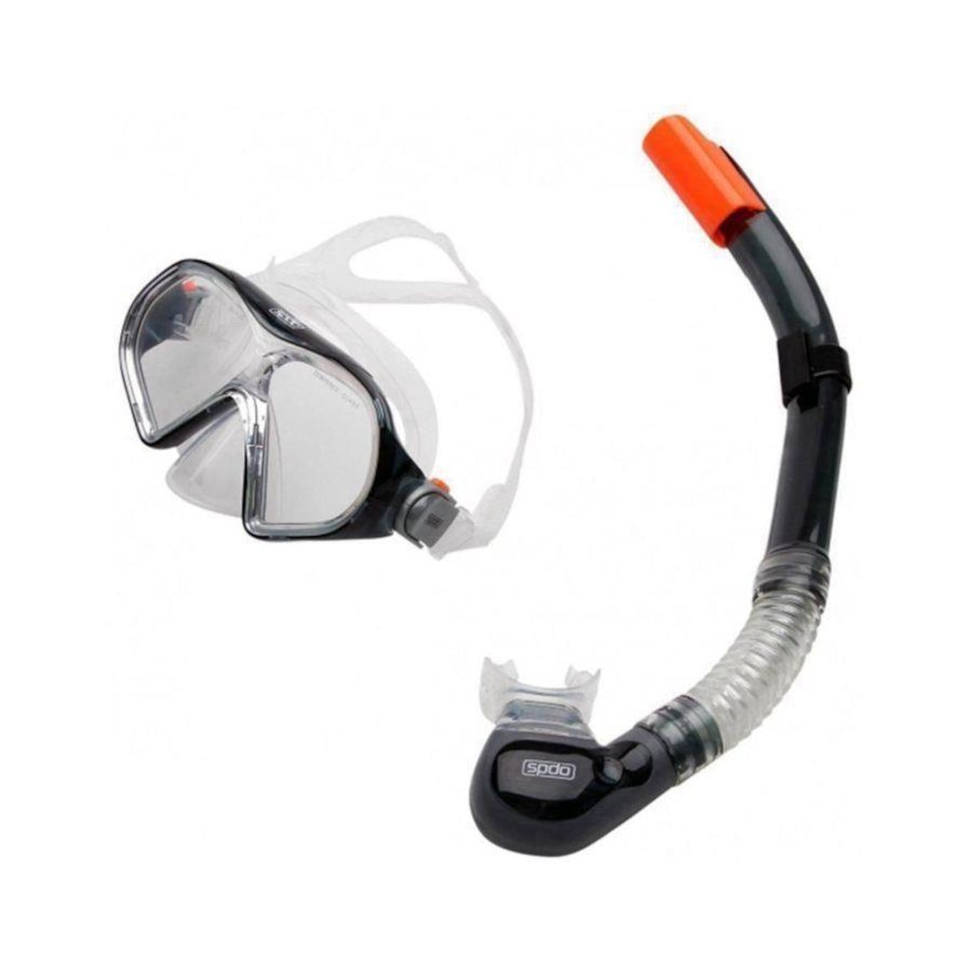 Kit de Natacão Speedo Belize II: 1 Máscara + 1 Snorkel - Adulto - Foto 2