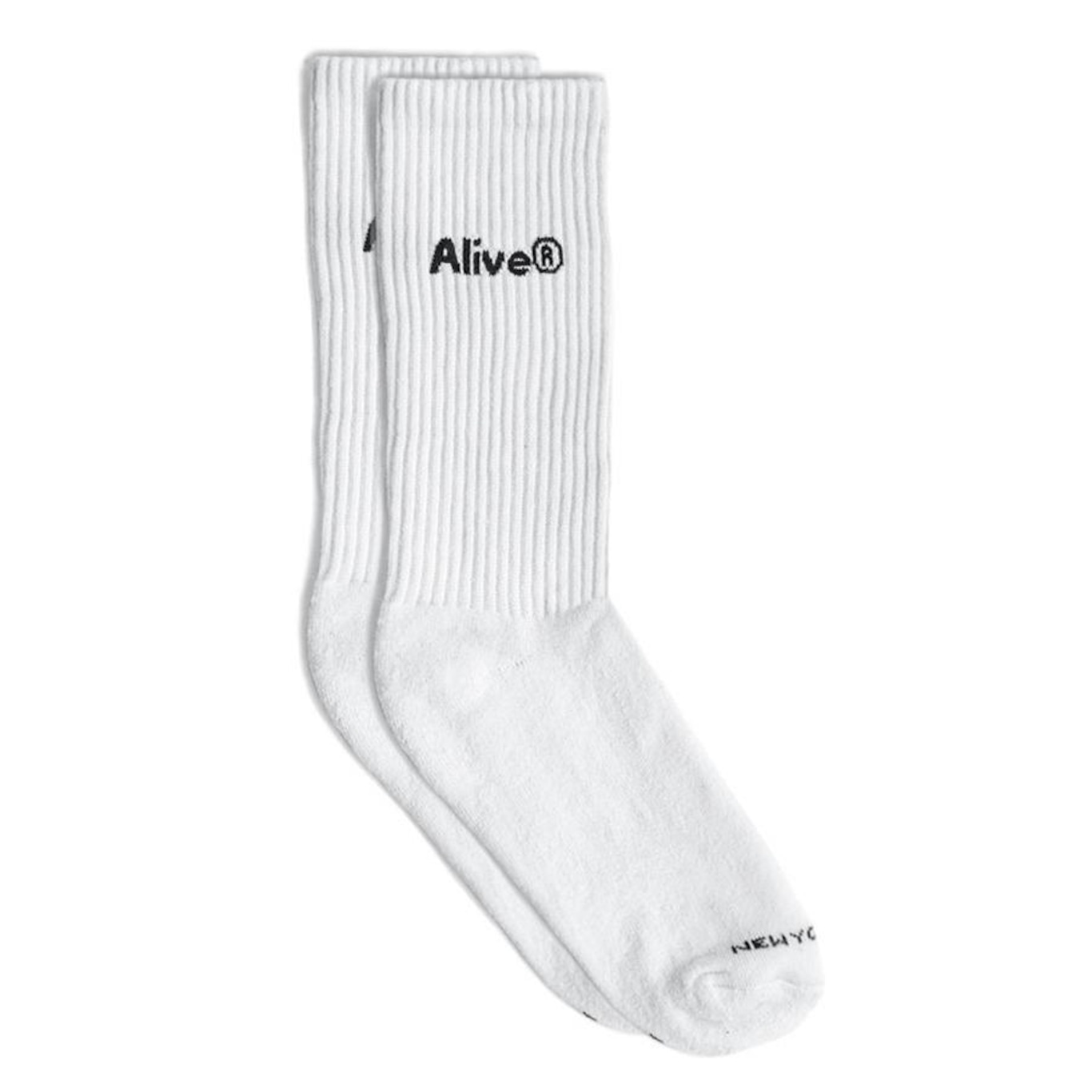 Kit Meias Cano Alto Alive Logo - 34 Ao 46 - 3 Pares - Adulto - Foto 2