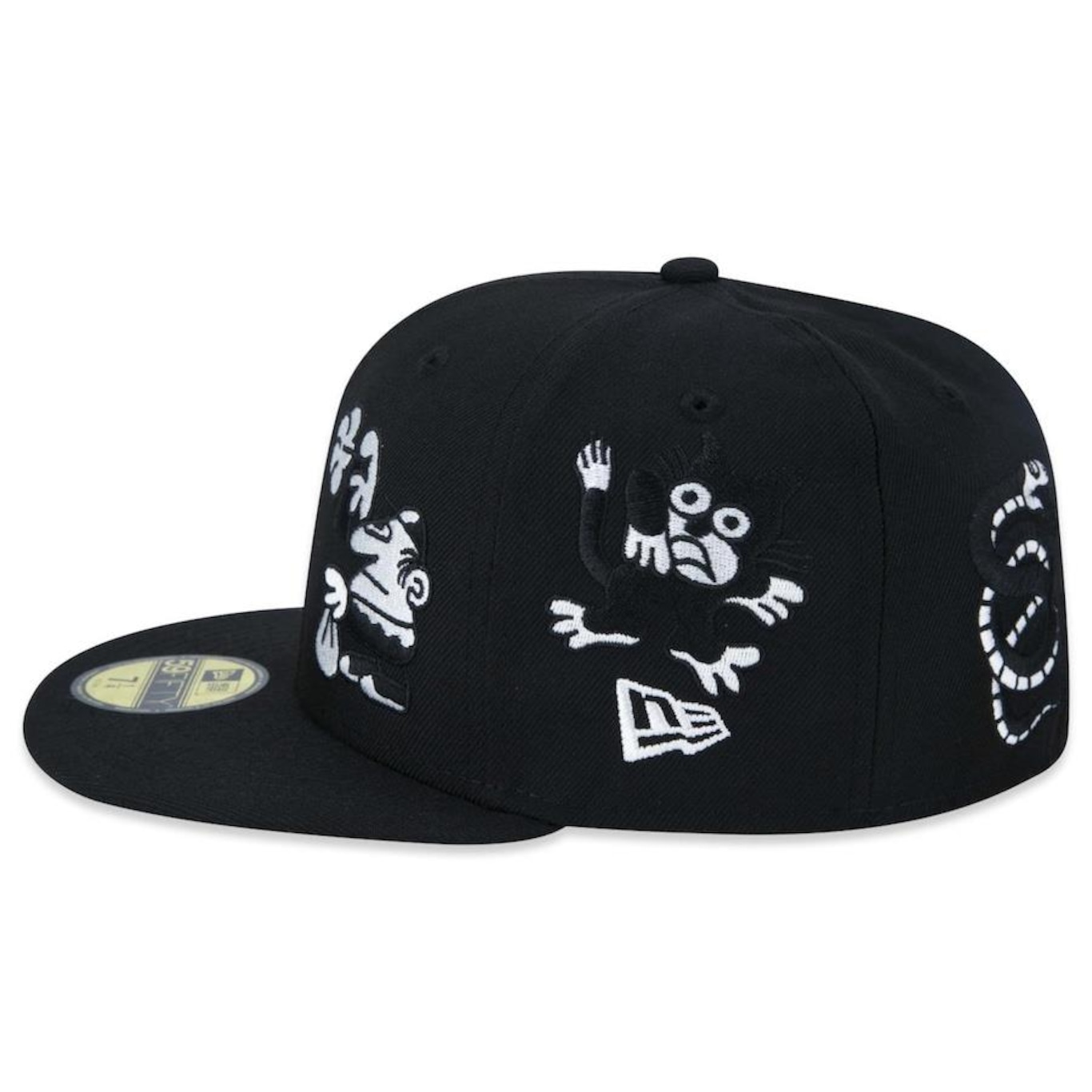 Boné Aba Reta New Era 59Fifty Fitted Muretz - Fechado - Adulto - Foto 4