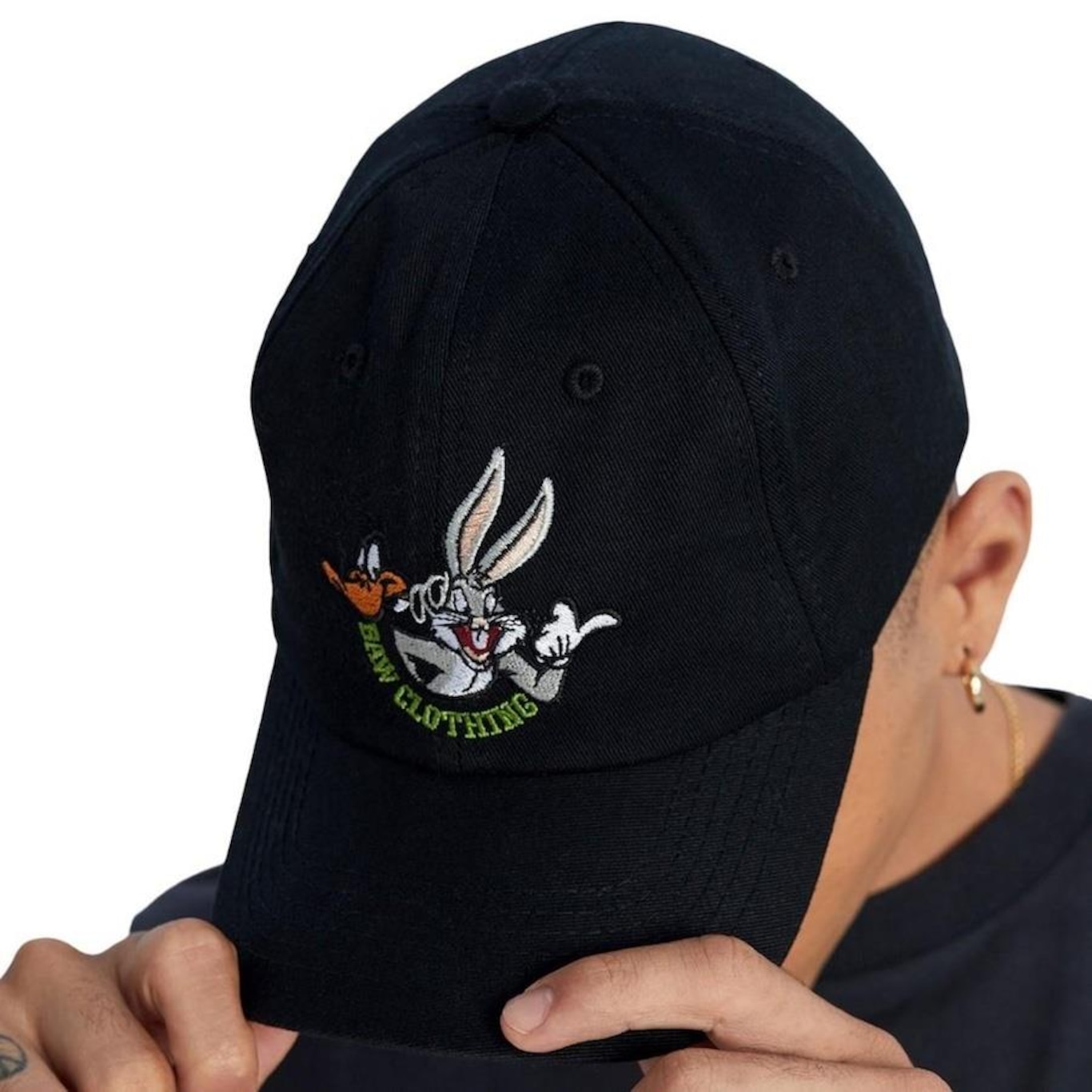 Boné Aba Curva Baw Dad Hat Looney Tunes - Strapback - Adulto - Foto 2