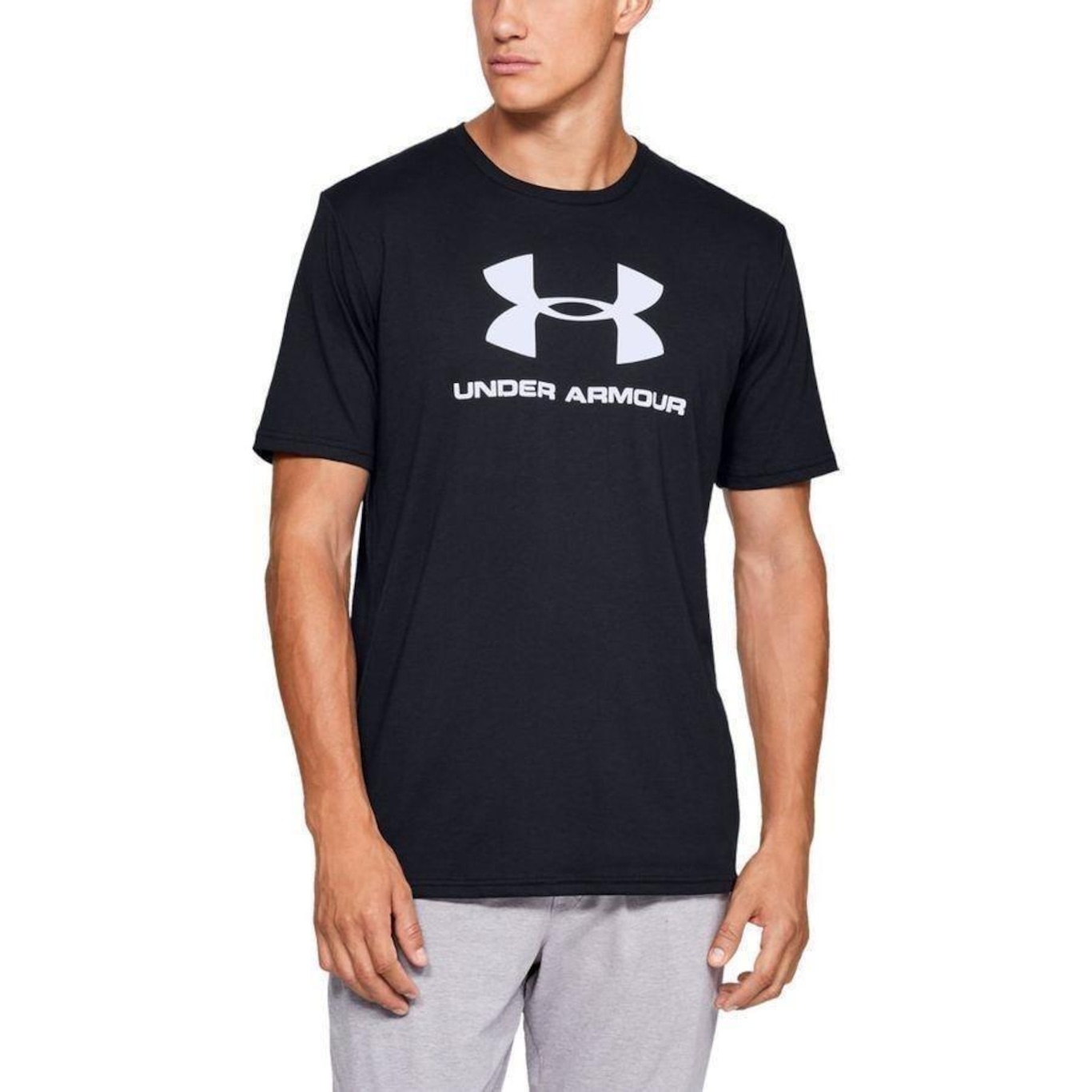 Kit Camisetas Under Armour Sportstyle Logo - 2 Unidades - Masculina - Foto 2