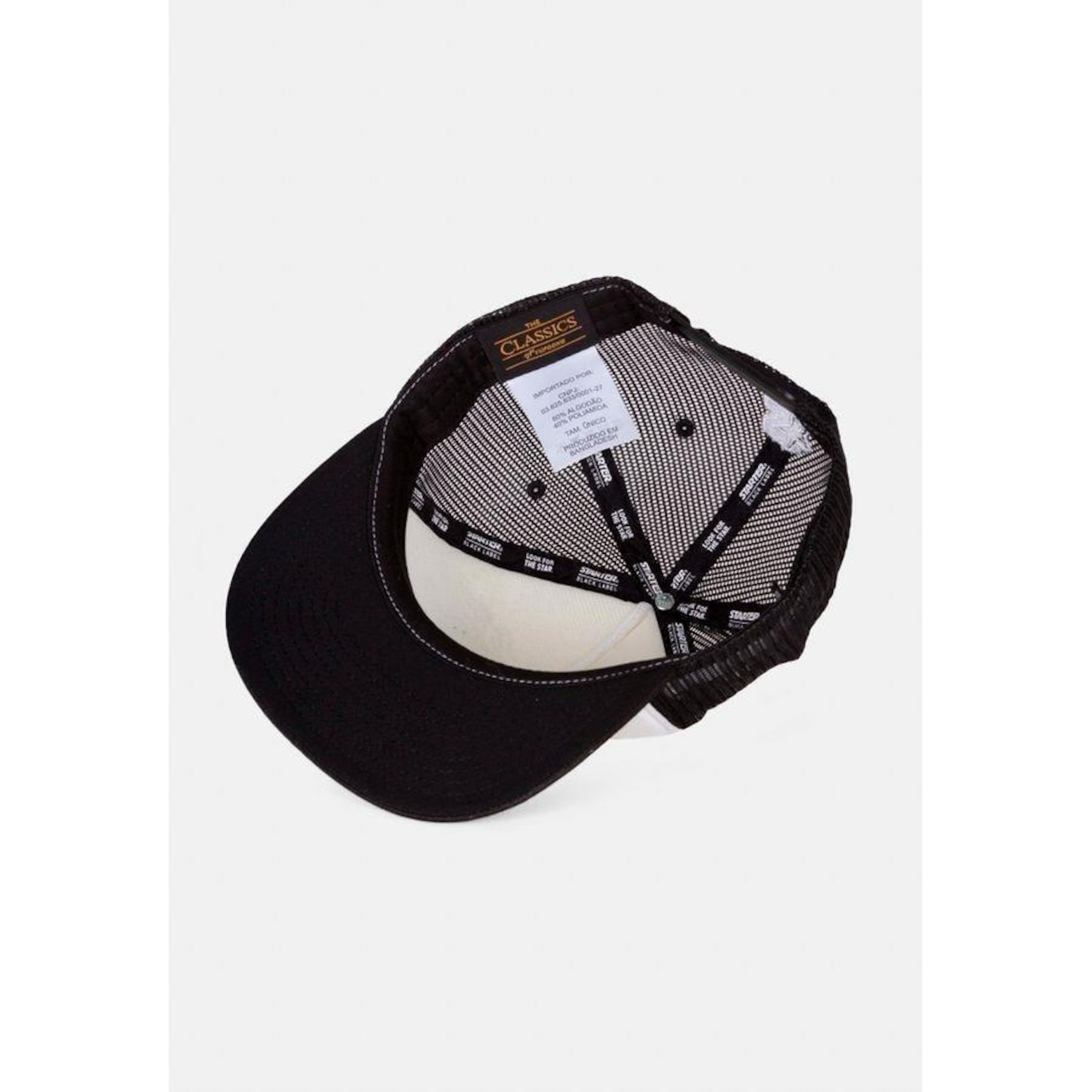 Boné Starter Aba Reta Snapback Trucker Foam Preto - Starter - Foto 1