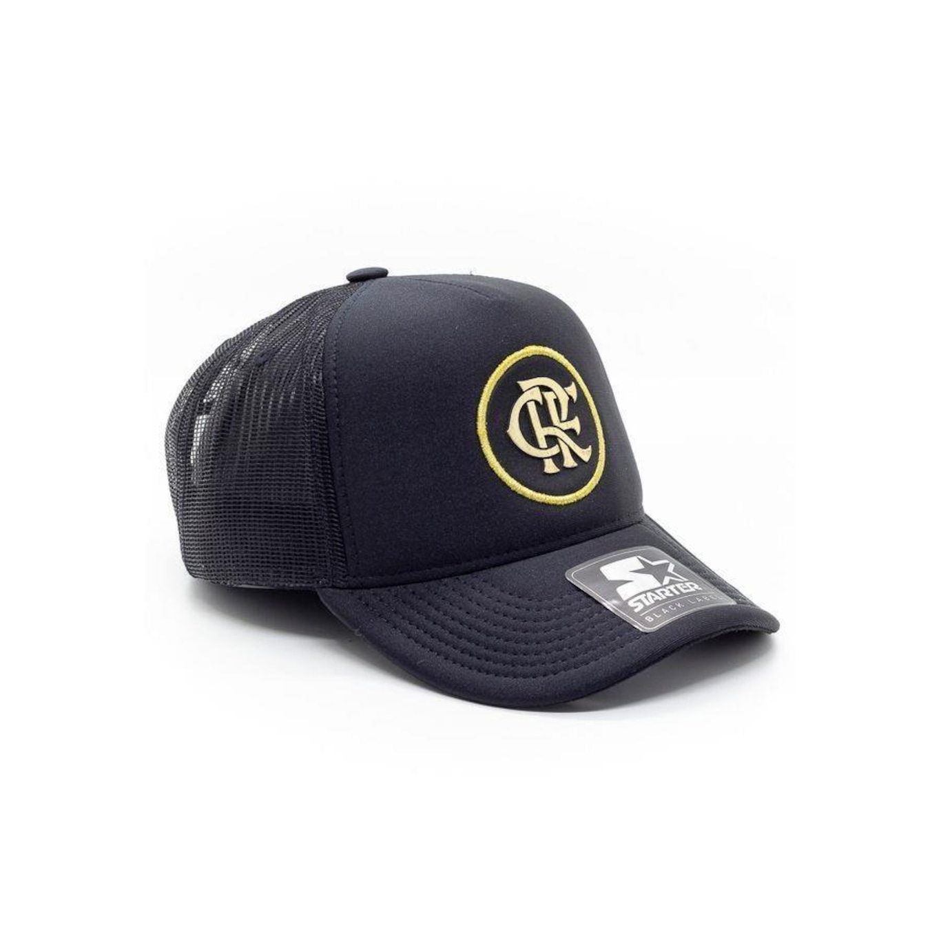 Boné Aba Curva Starter Trucker Collab Flamengo Oficial - Snapback - Adulto - Foto 2