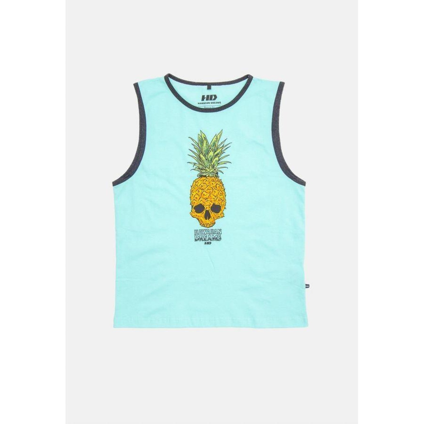 Camiseta Regata Hd Cool Pineapple - Infantil - Foto 2