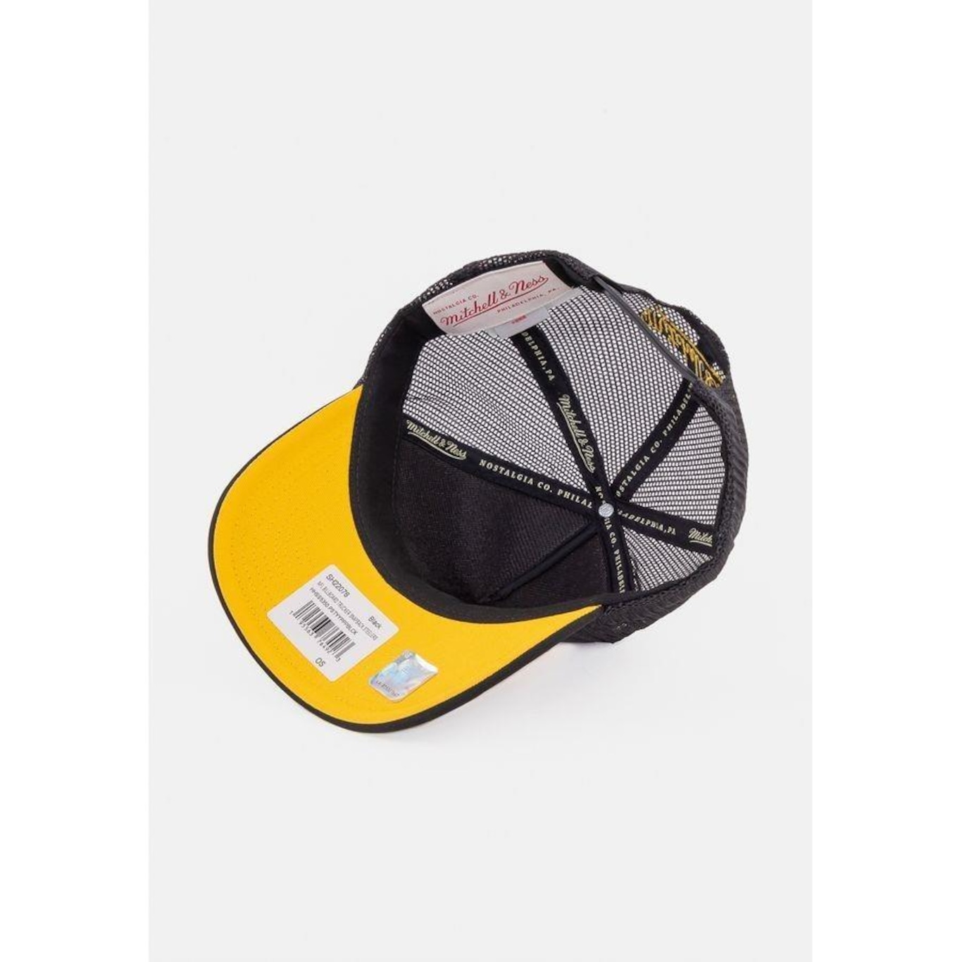 Boné Mitchell & Ness Nfl Aba Curva Steelers - Strapback - Adulto - Foto 3