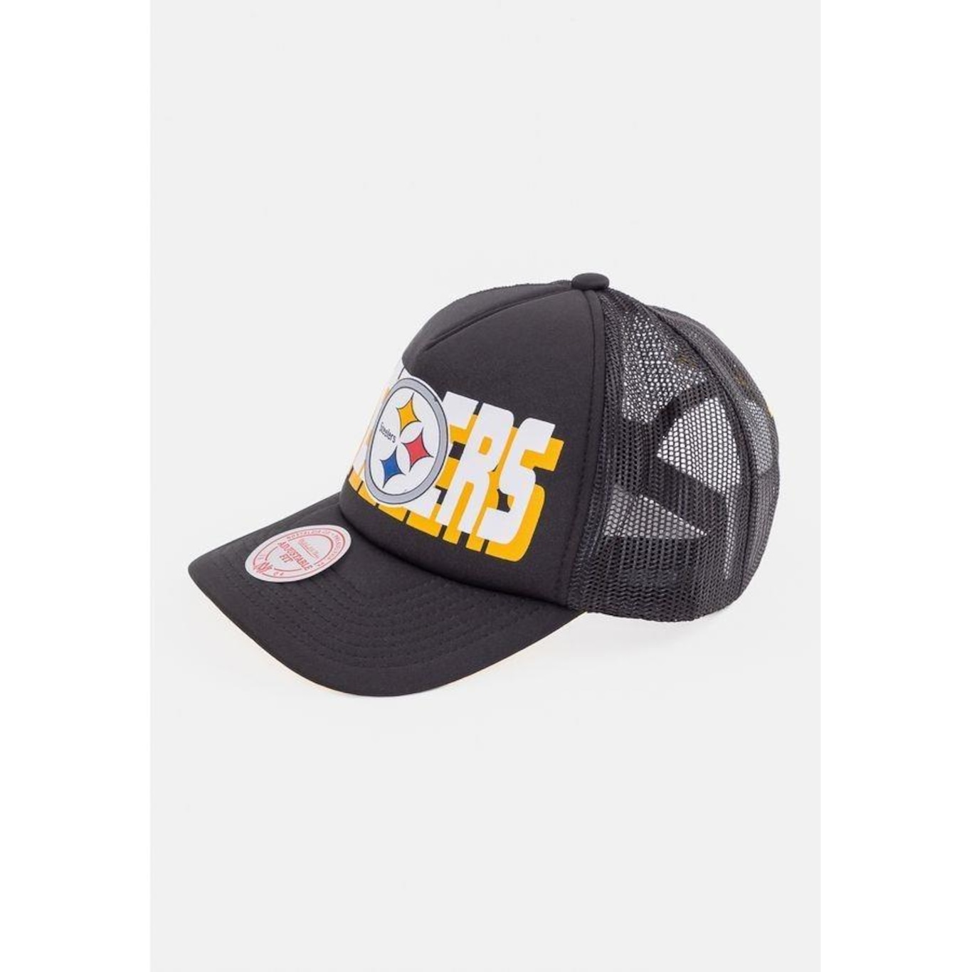 Boné Mitchell & Ness Nfl Aba Curva Steelers - Strapback - Adulto - Foto 4