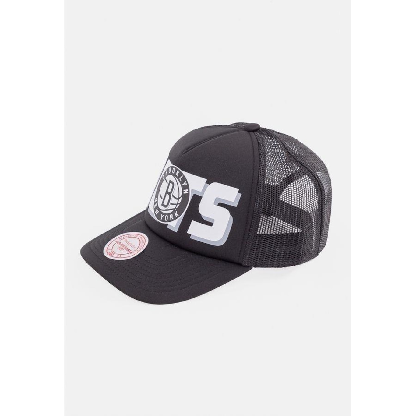 Boné Aba Curva Mitchell & Ness Brooklyn Nets - Adulto - Foto 3