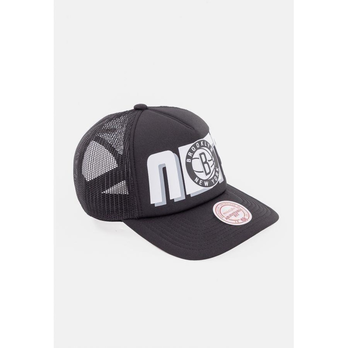 Boné Aba Curva Mitchell & Ness Brooklyn Nets - Adulto - Foto 4