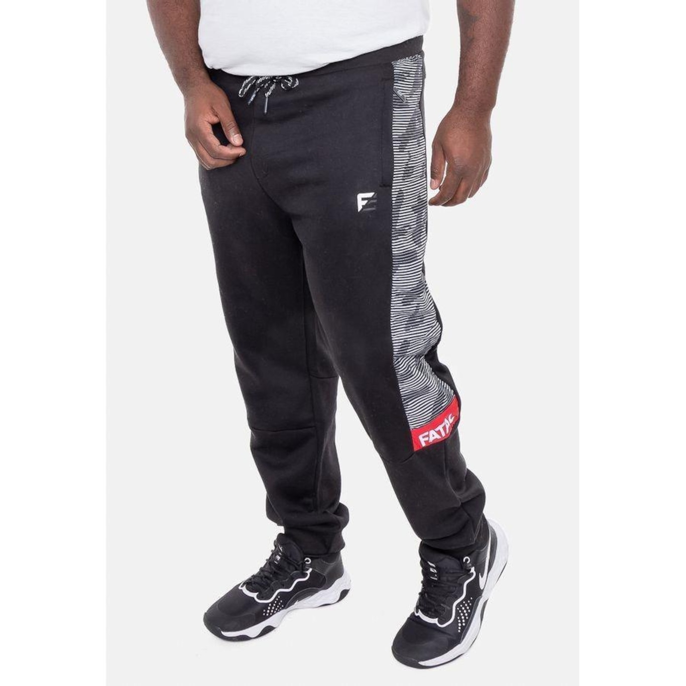 Calça de Moletom Plus Size Fatal - Masculina - Foto 2