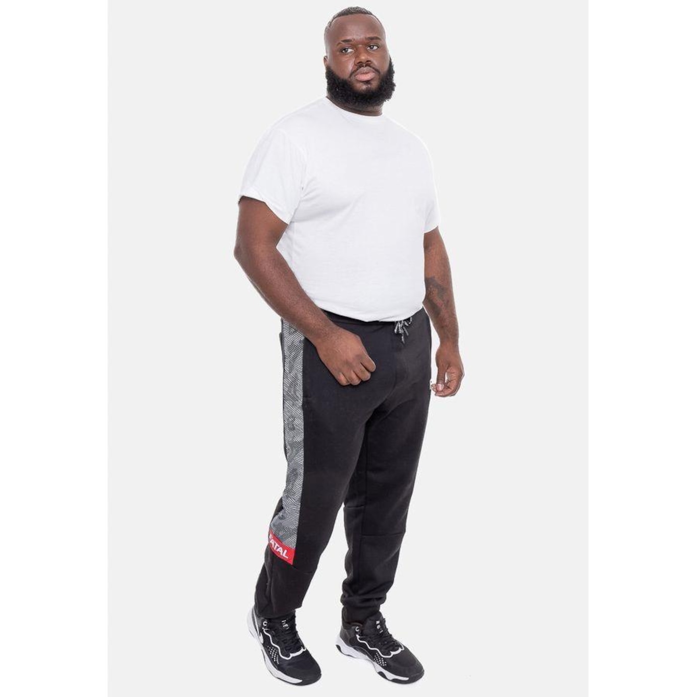 Calça de Moletom Plus Size Fatal - Masculina - Foto 3