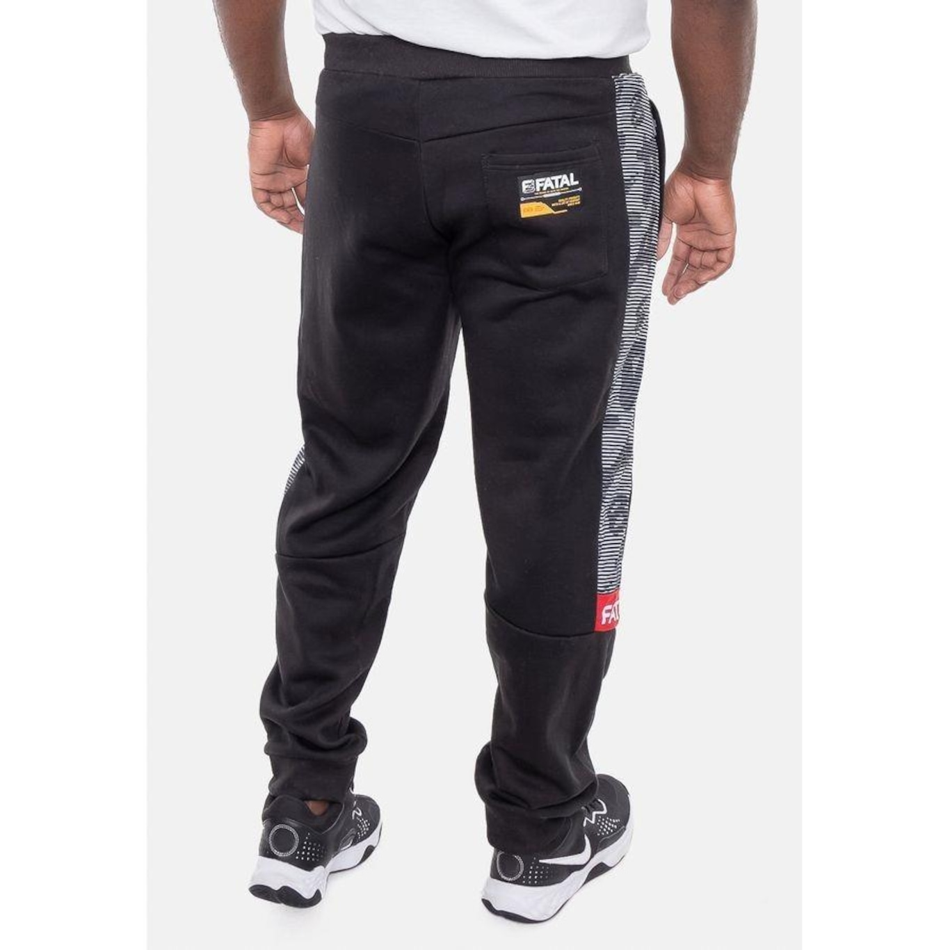 Calça de Moletom Plus Size Fatal - Masculina - Foto 4