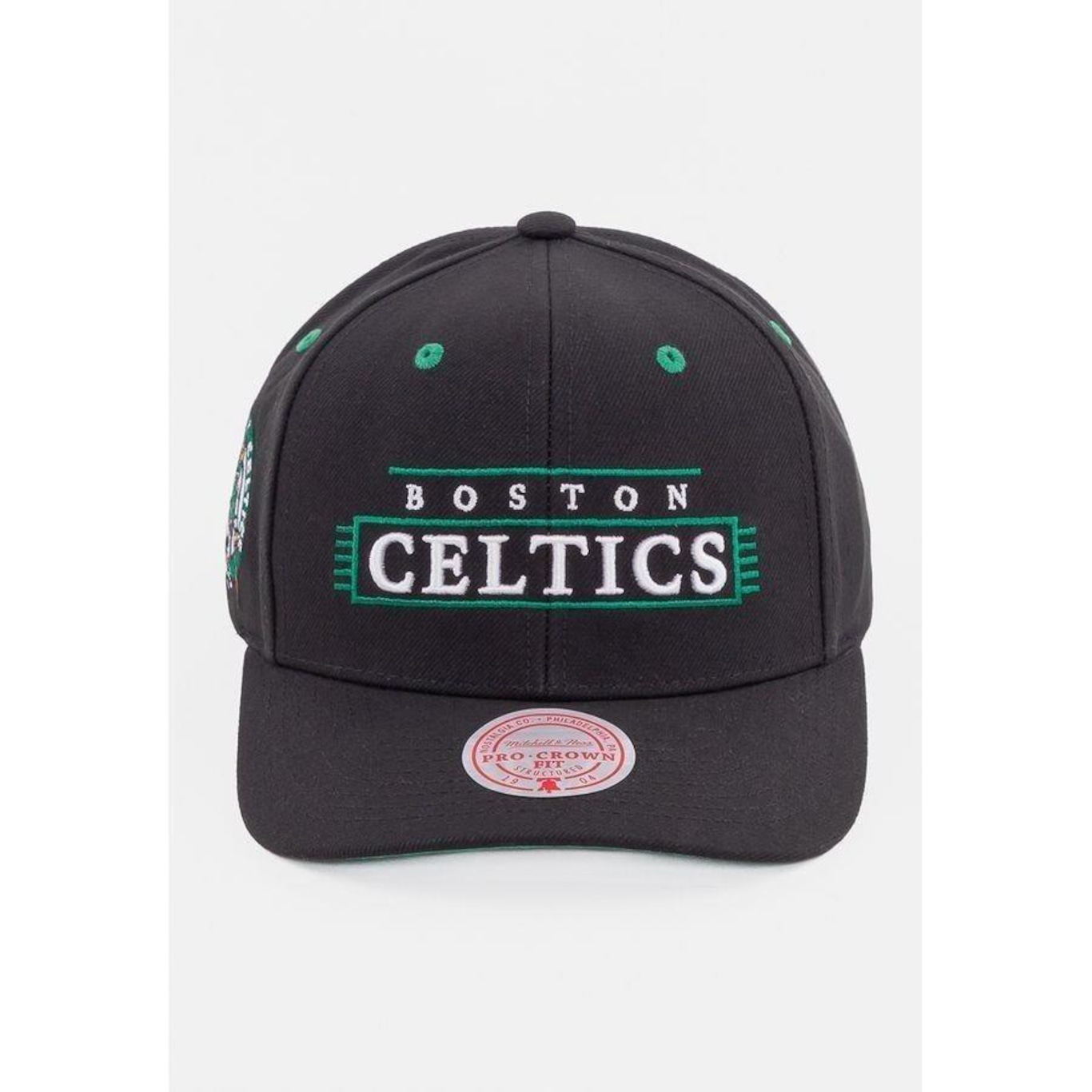 Boné Aba Curva Mitchell & Ness Boston Celtics - Adulto - Foto 1