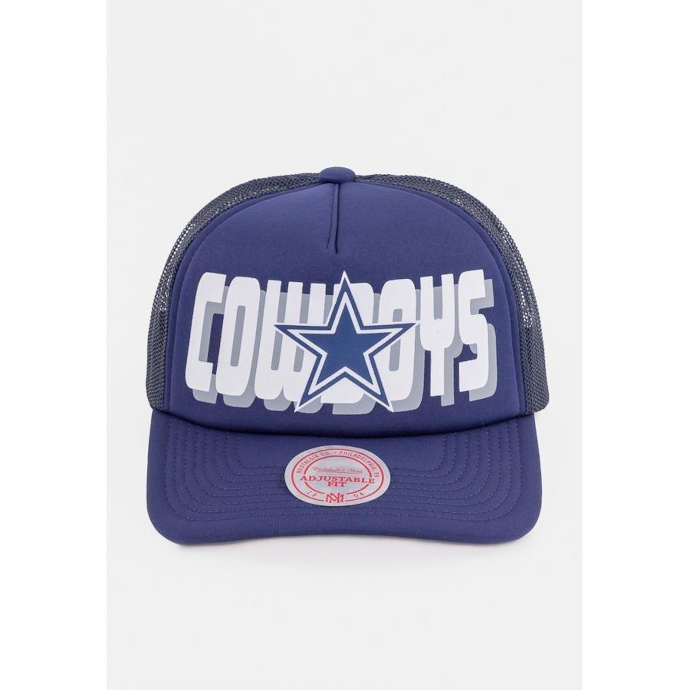 Boné Mitchell & Ness Nfl Aba Curva Cowboys - Strapback - Adulto - Foto 1