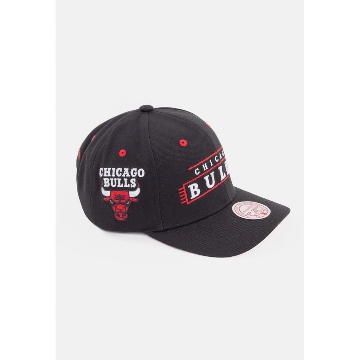 Boné Aba Curva Mitchell & Ness Chicago Bulls - Adulto - Foto 3