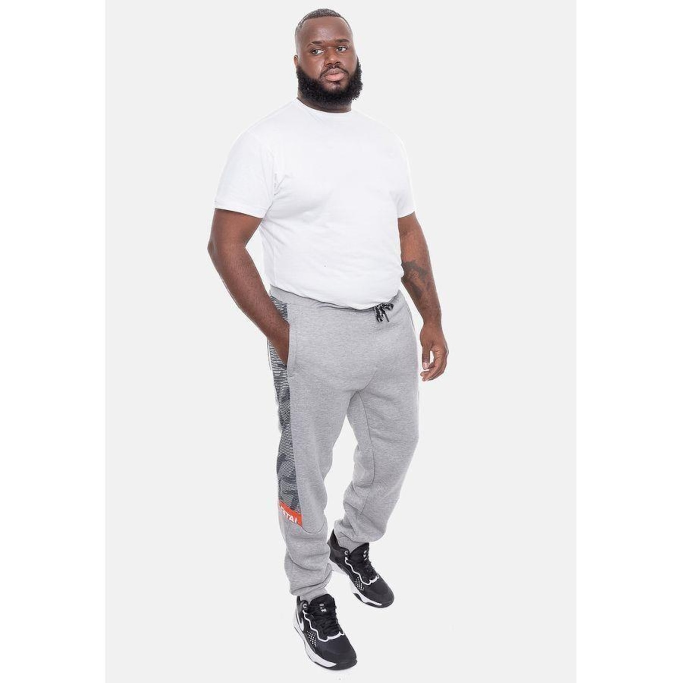 Calça De Blusão de Moletom Fatal Plus Size - Masculina - Foto 1