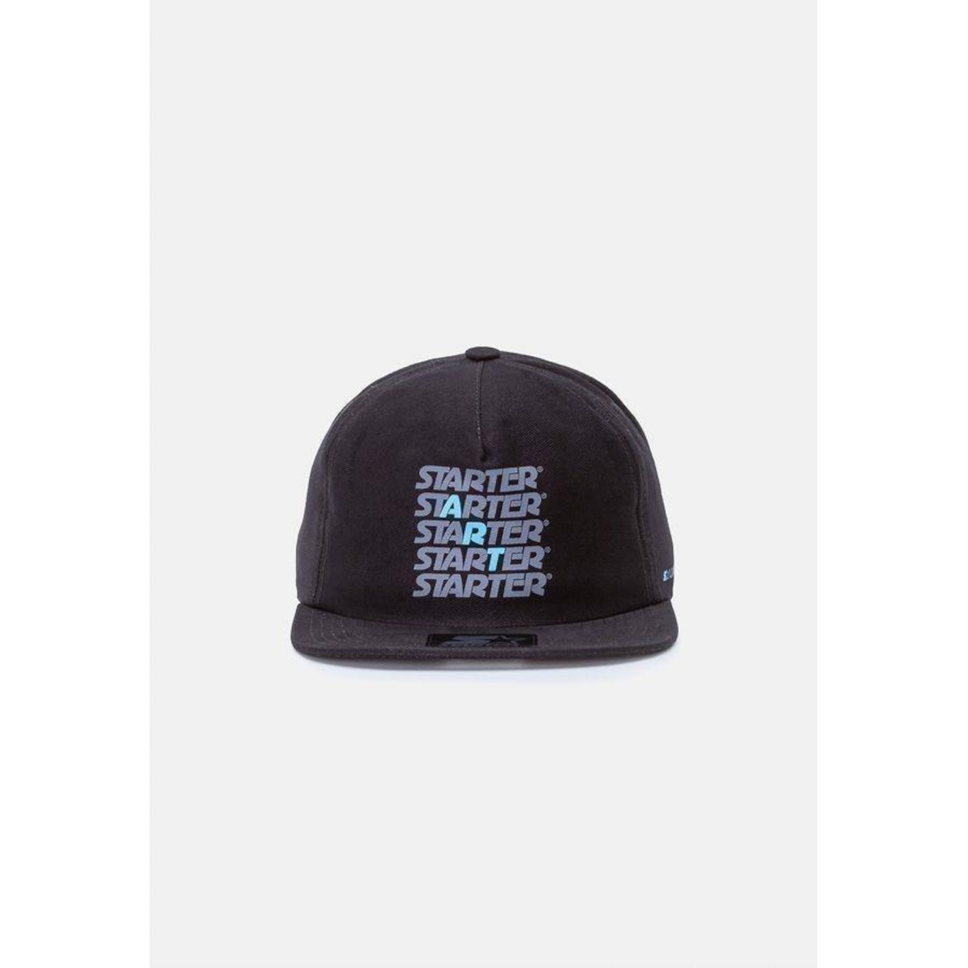 Boné Starter Aba Reta Snapback Preto - Starter - Foto 2