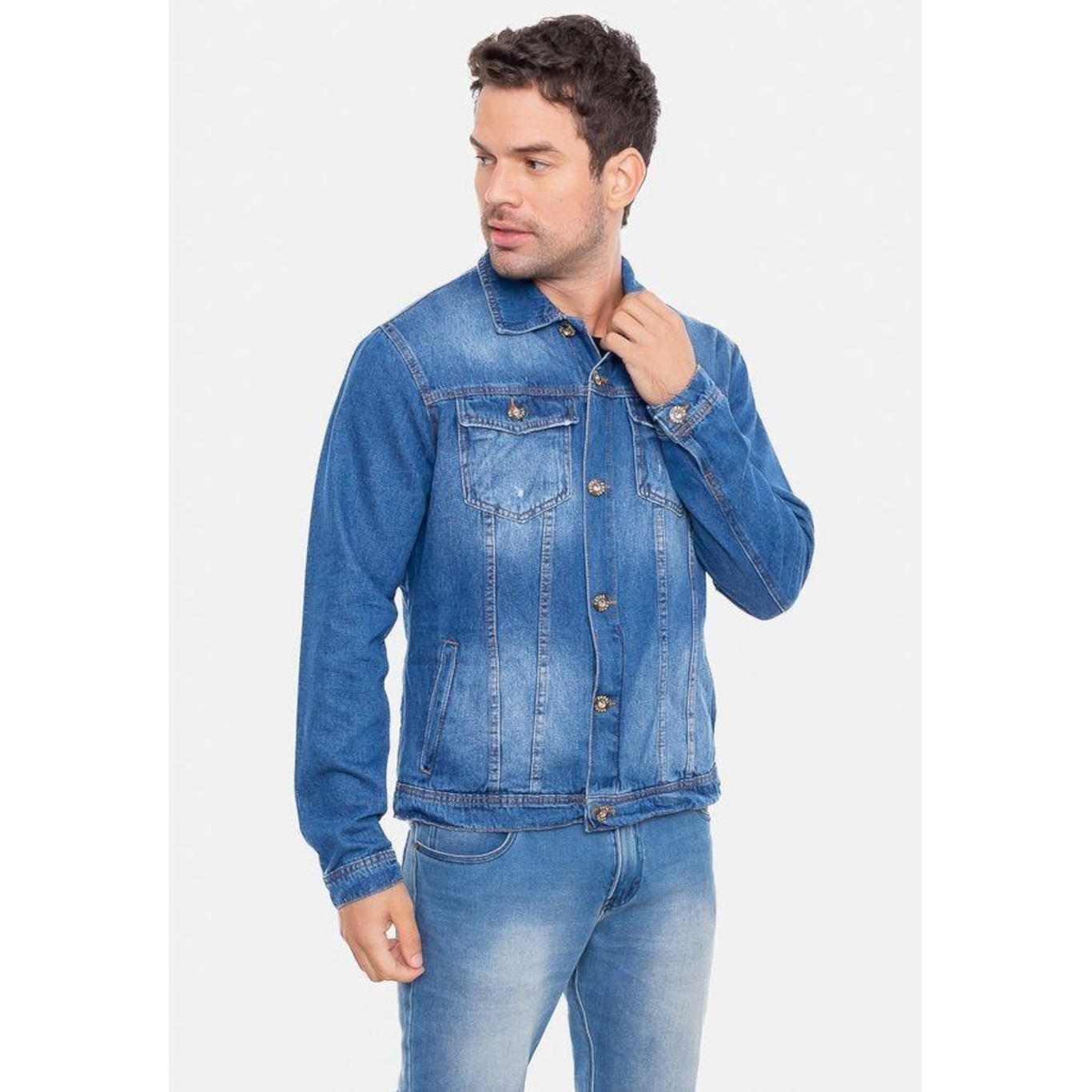 Jaqueta com Capuz Fatal Aberta - Masculina - Foto 4