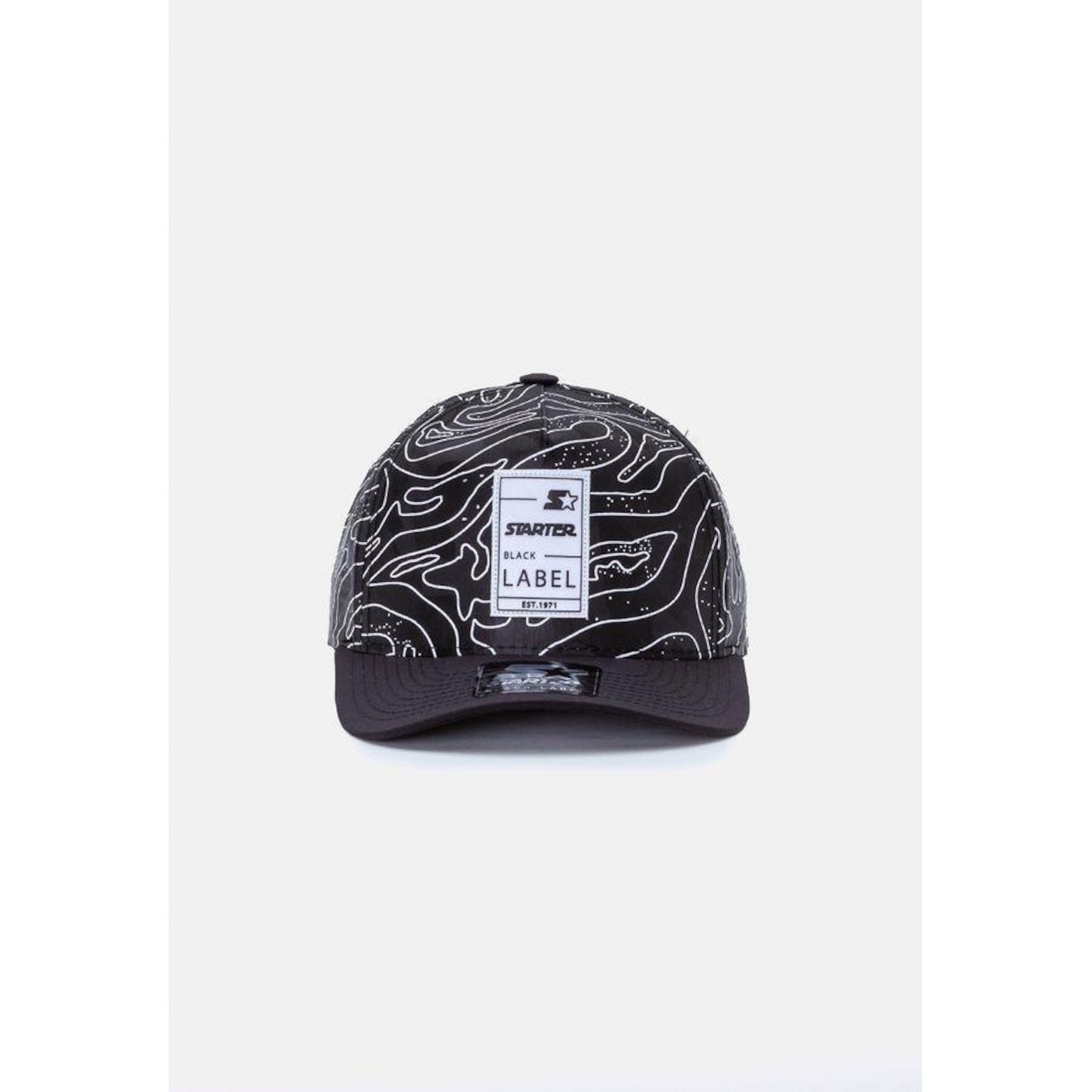 Boné Starter Aba Curva Snapback Preto - Starter - Foto 1