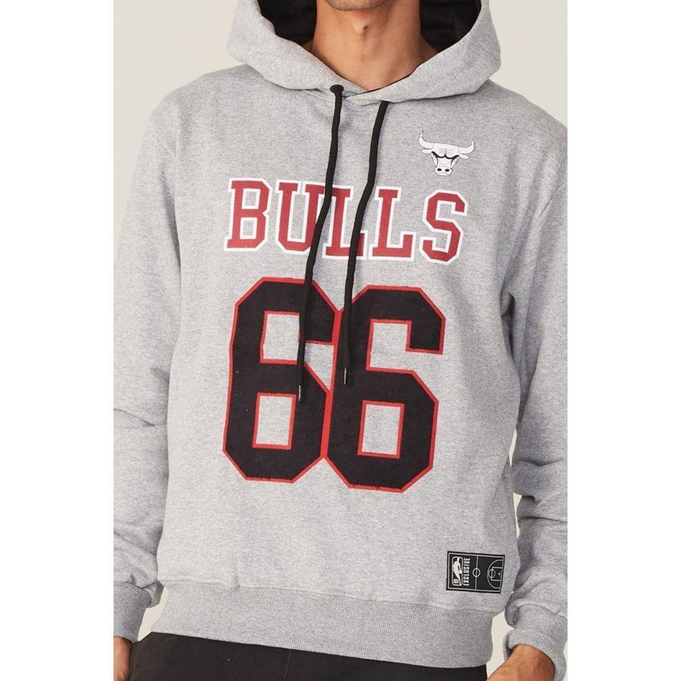 Blusão de Moletom com Capuz Nba Chicago Bulls - Masculino - Foto 3