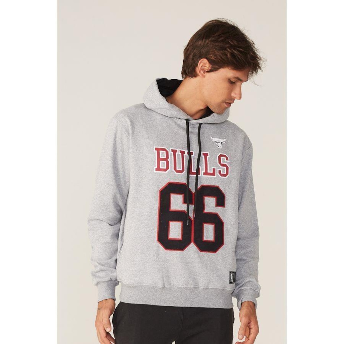 Blusão de Moletom com Capuz Nba Chicago Bulls - Masculino - Foto 5