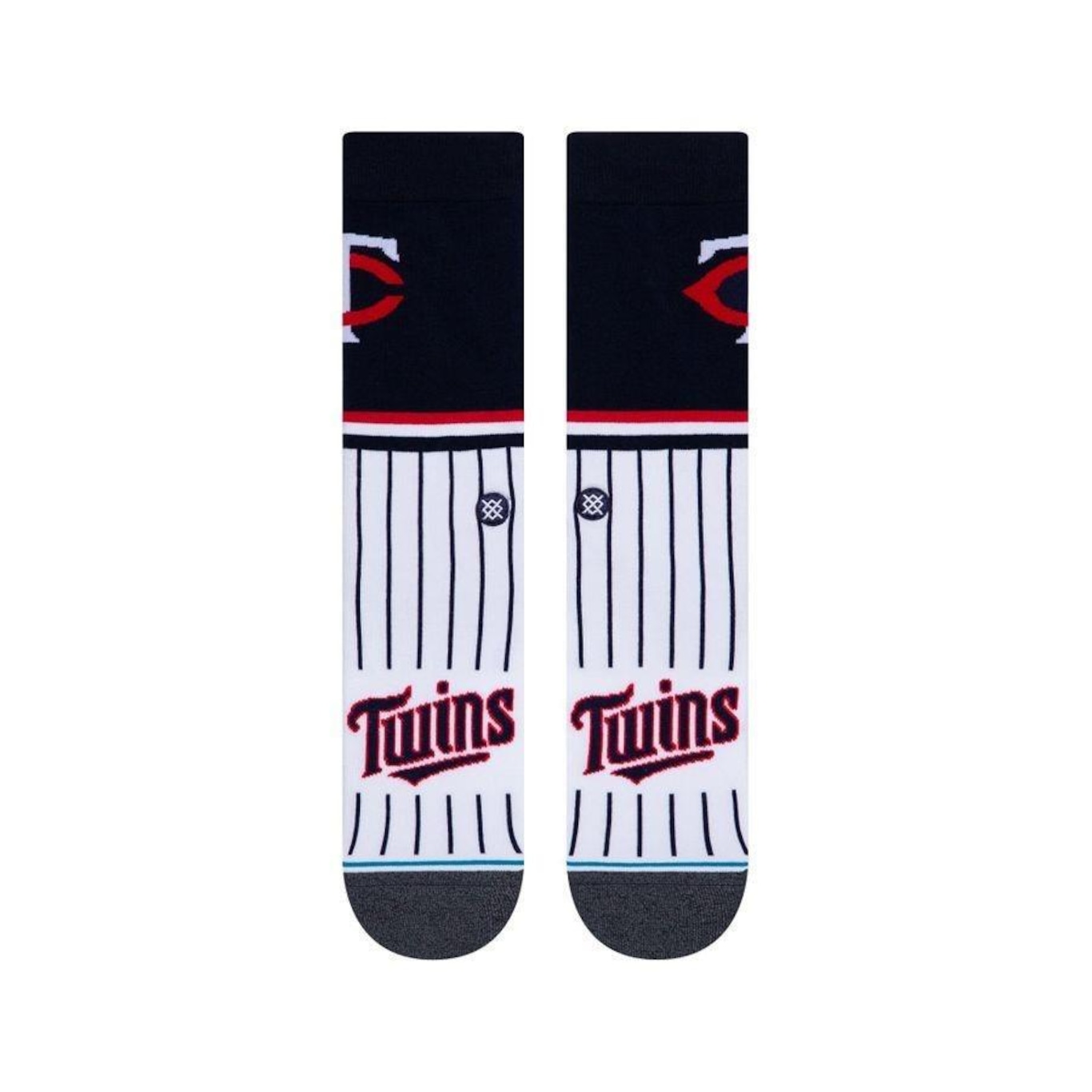 Meia Cano Alto Stance Minnesota Twins Color - 36 a 44 - Unissex - Foto 3