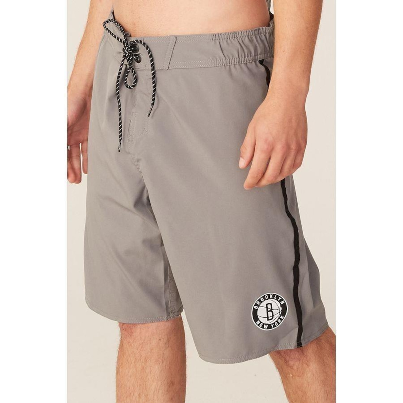 Bermuda Boardshort Nba com Elástico Brooklin Nets - Masculina - Foto 2