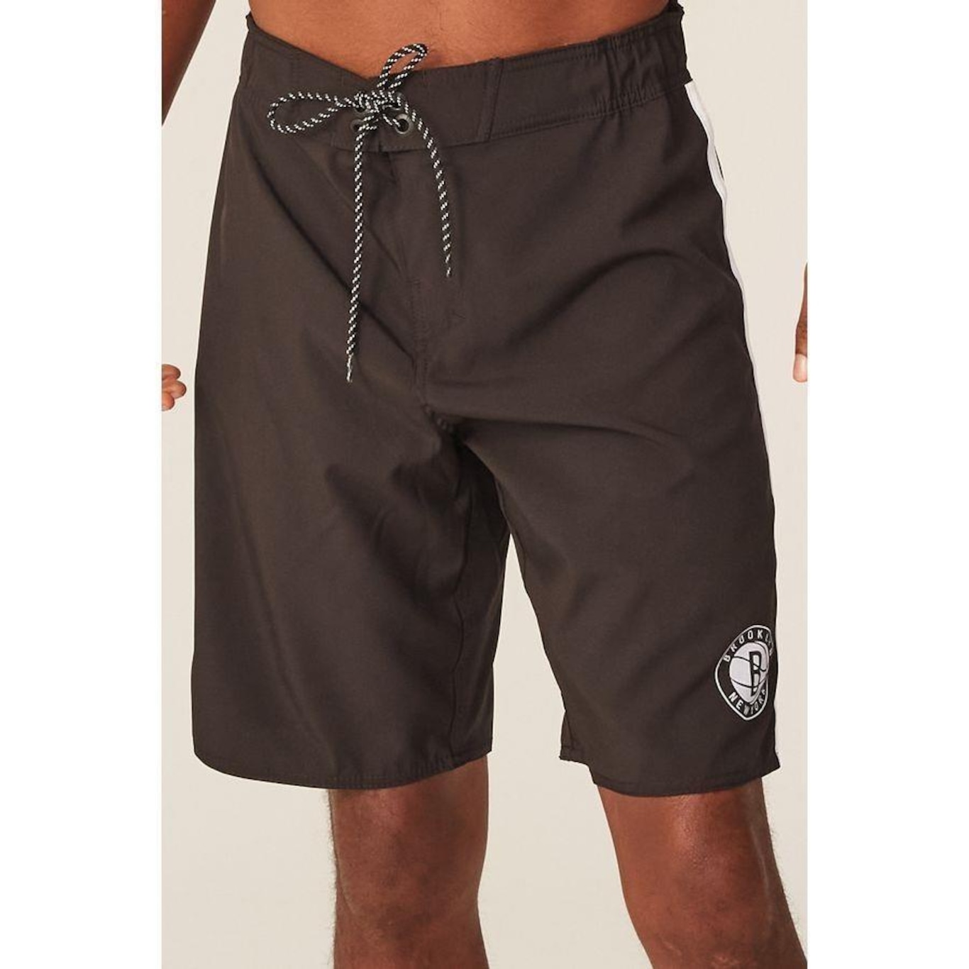 Bermuda Boardshort Nba com Elástico Brooklin Nets - Masculina - Foto 2