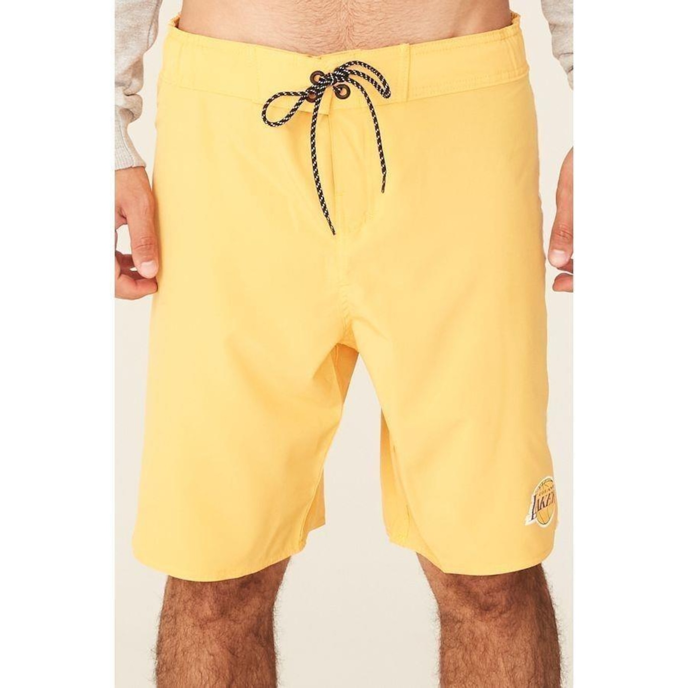 Bermuda Boardshort Nba com Elástico Los Angeles Lakers - Masculina - Foto 3