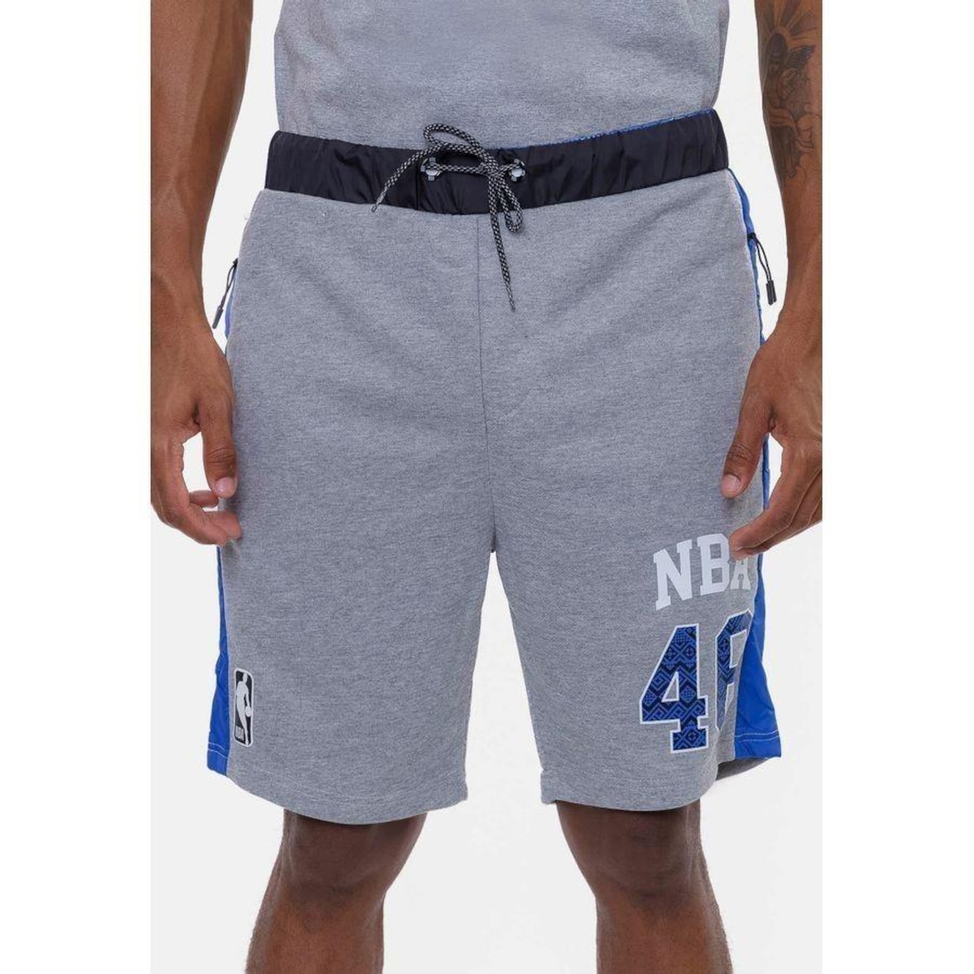 Bermuda Nba Moletom Basketball - Masculina - Foto 1