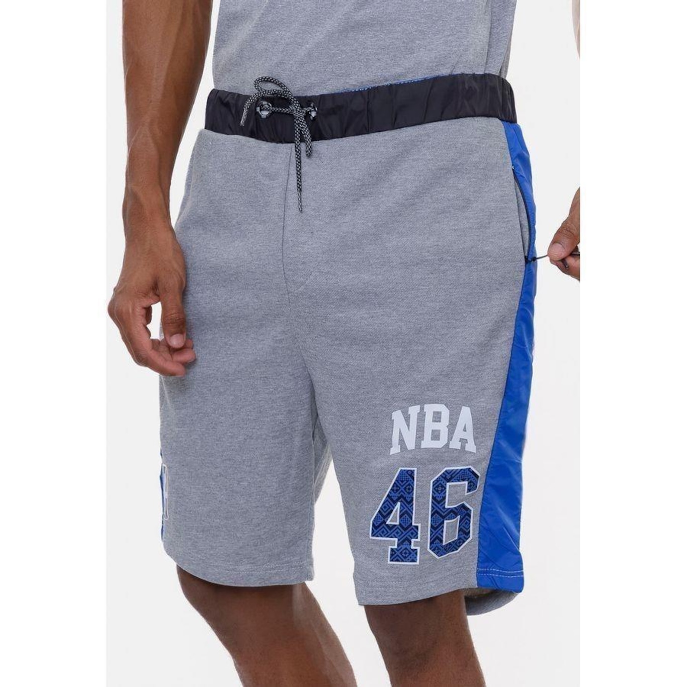 Bermuda Nba Moletom Basketball - Masculina - Foto 3