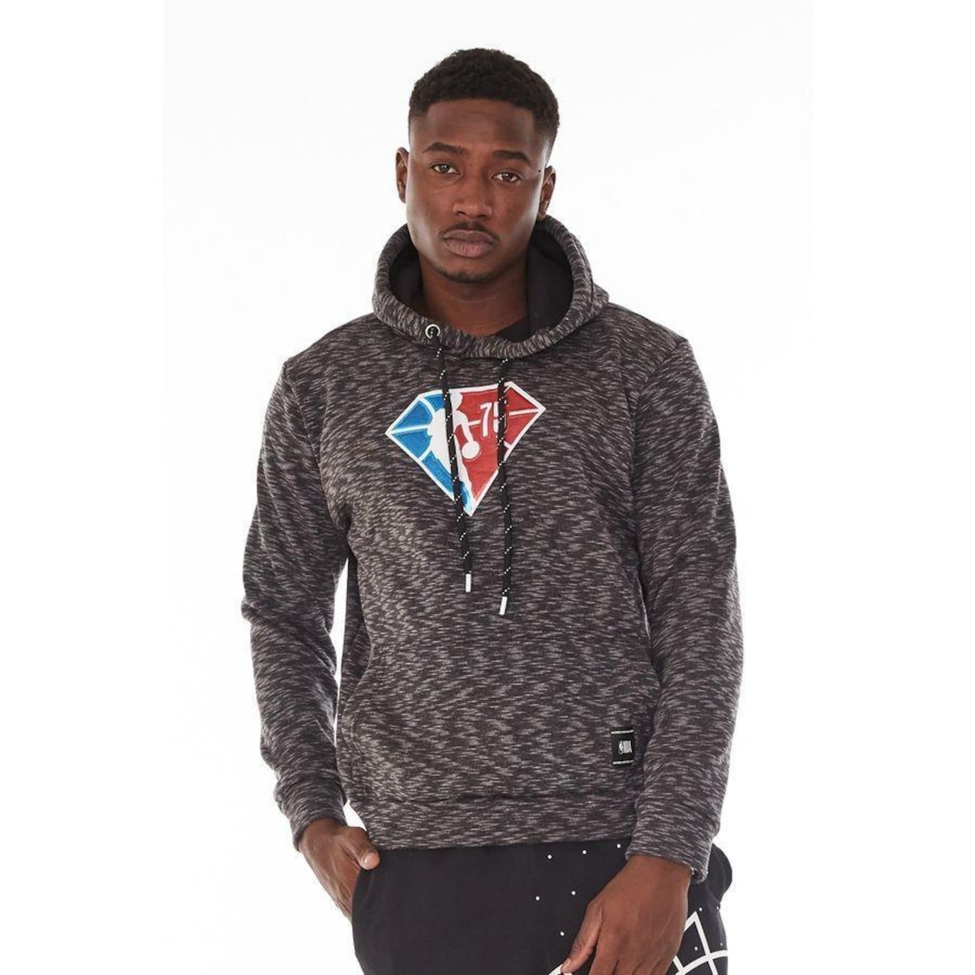 Blusão de Moletom com Capuz Nba Diamond - Masculino - Foto 5