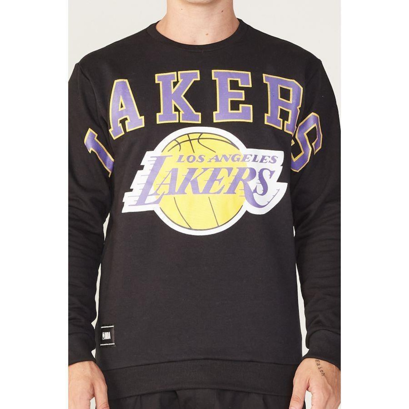 Blusão de Moletom com Capuz Nba Los Angeles Lakers - Masculino - Foto 2