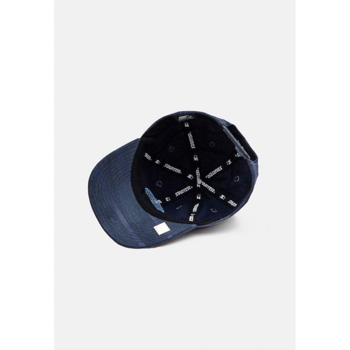 Boné Starter Aba Curva Snapback Cotton Washed Azul Marinho - Starter - Foto 3