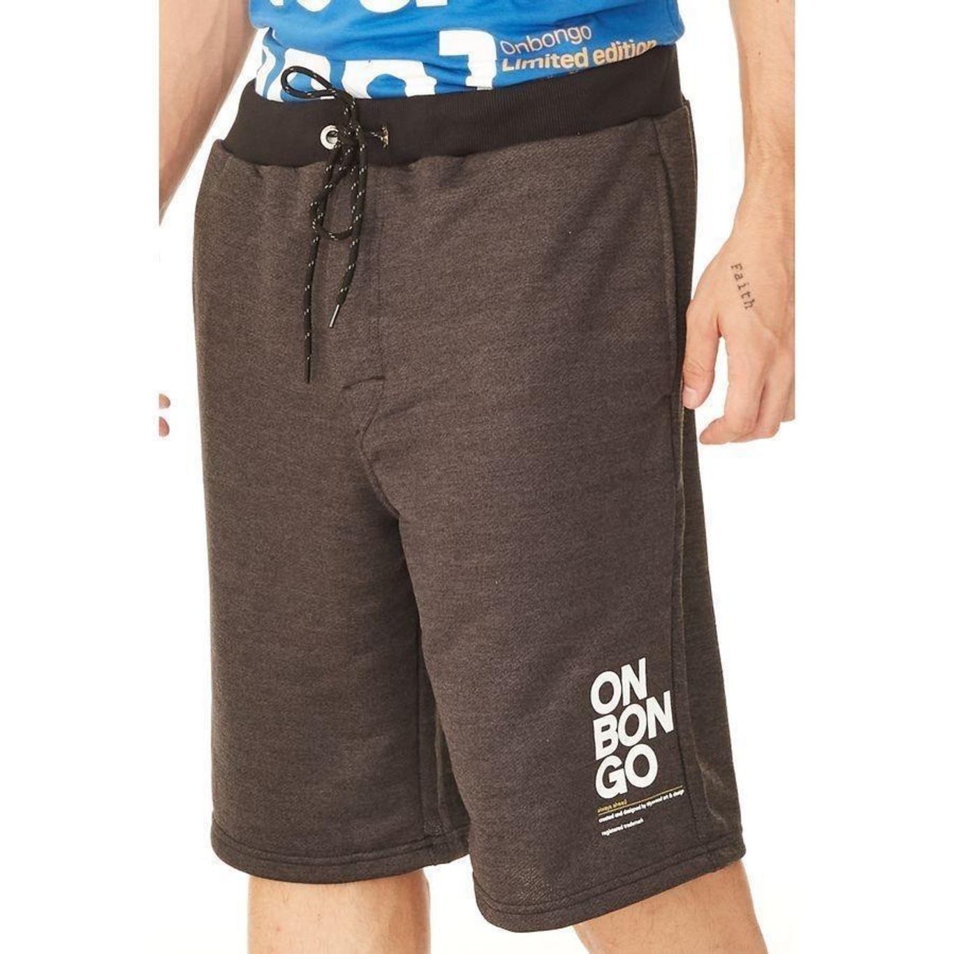 Bermuda Onbongo Plus Size Moletom - Masculina - Foto 3