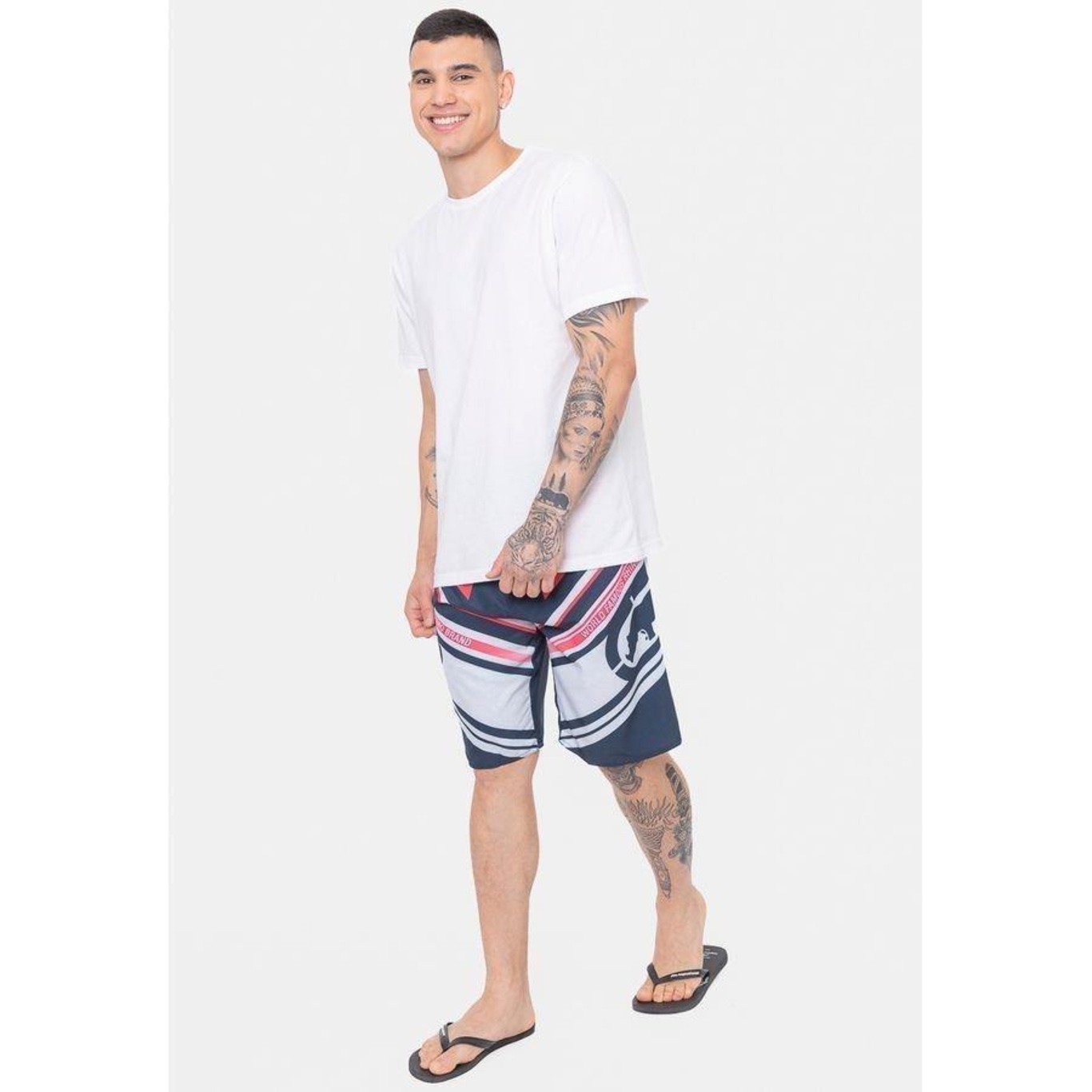 Bermuda Boardshort Ecko Rain - Masculina - Foto 4