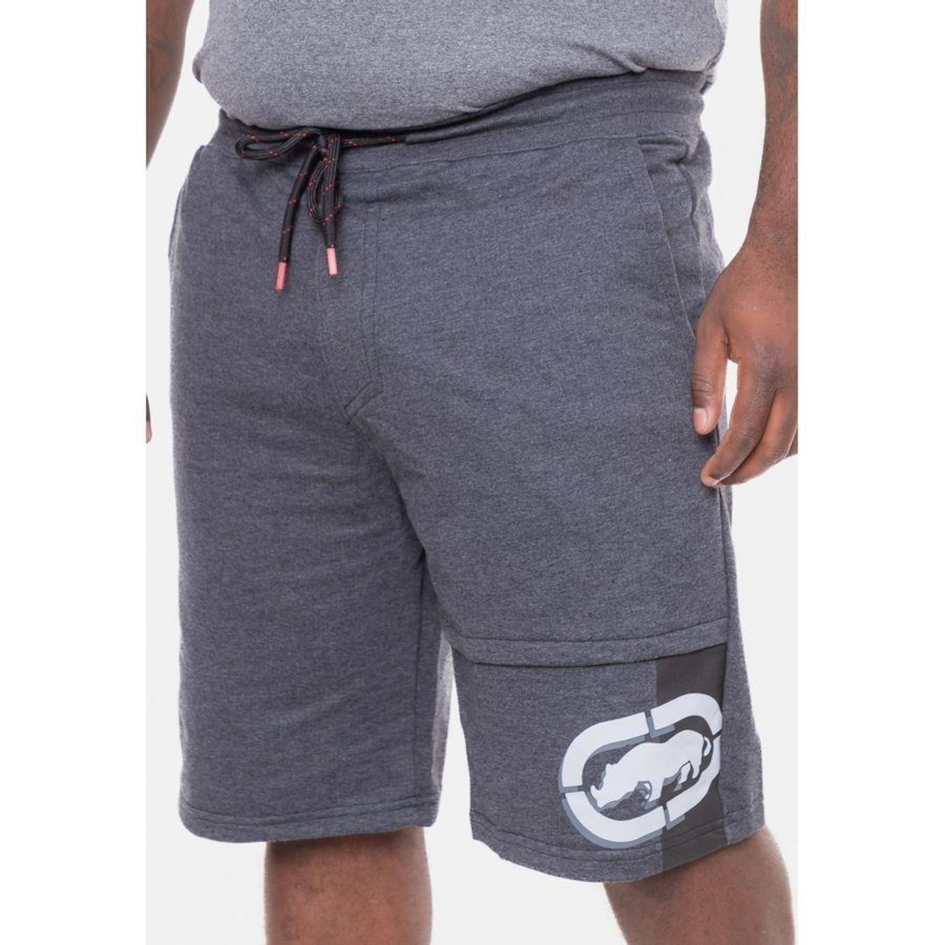 Bermuda Ecko Moletom Plus Size Odi - Masculina - Foto 1