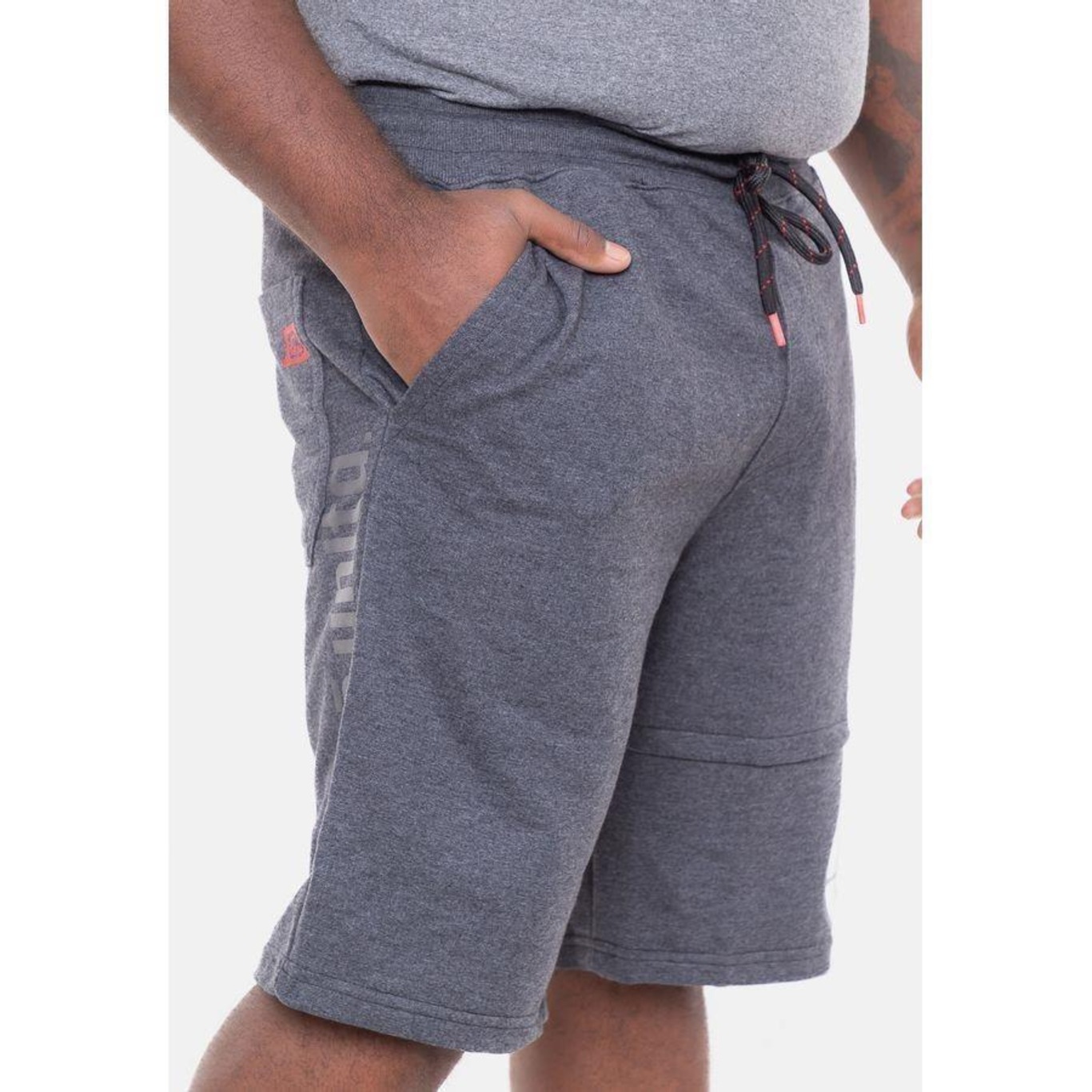 Bermuda Ecko Moletom Plus Size Odi - Masculina - Foto 2