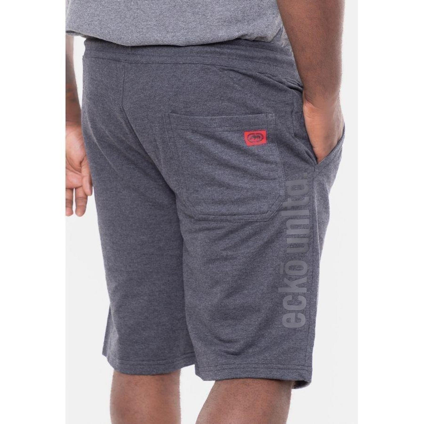 Bermuda Ecko Moletom Plus Size Odi - Masculina - Foto 3