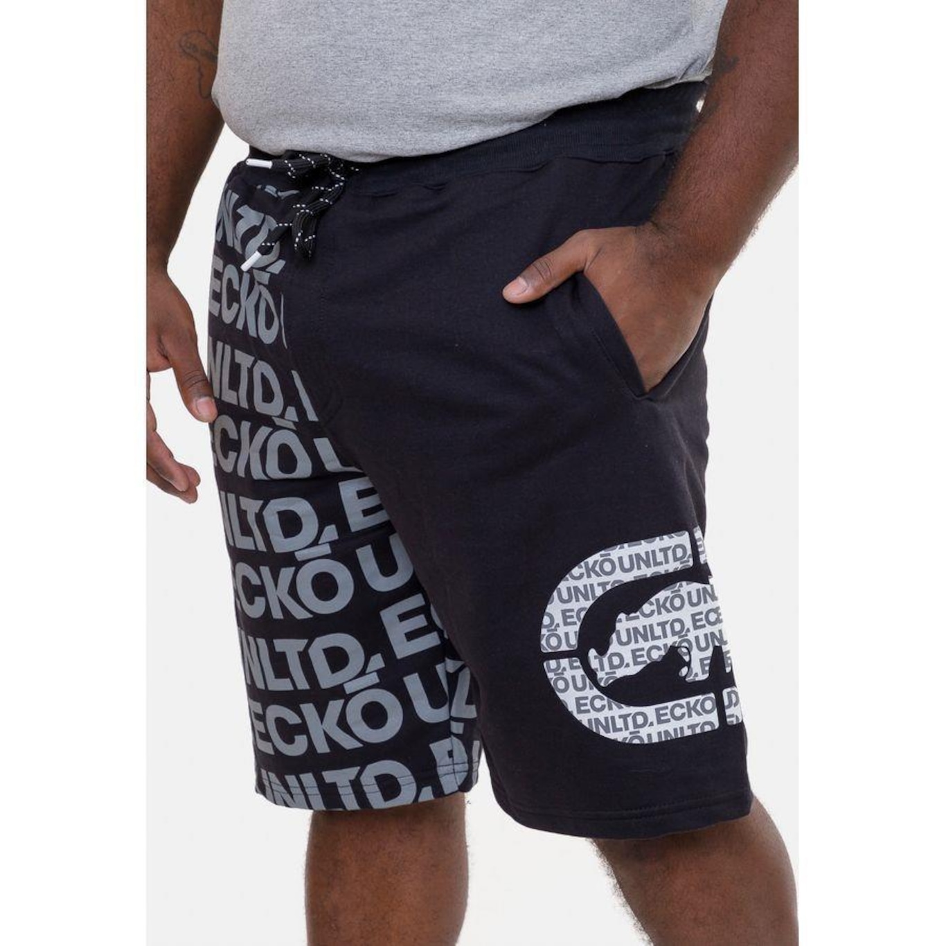 Bermuda Ecko Plus Size Class - Masculina - Foto 3