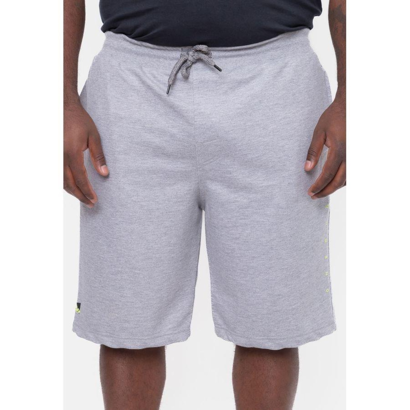 Bermuda Onbongo Moletom Plus Size Lion - Masculina - Foto 1