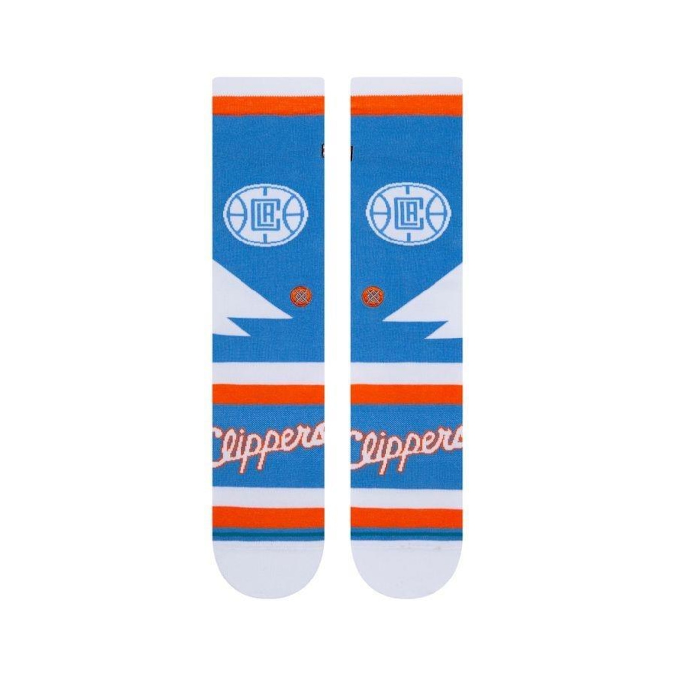 Meia Cano Alto Stance Los Angeles Clippers - 36 a 44 - Unissex - Foto 2