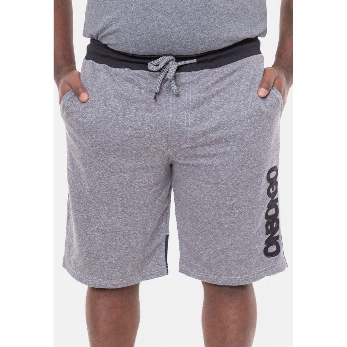 Bermuda Onbongo Moletom Plus Size - Masculina - Foto 1