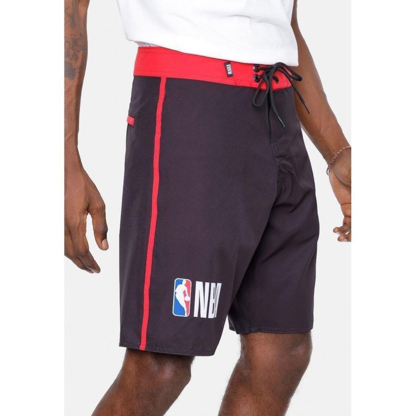 Bermuda Boardshort Nba Logo Team - Masculina - Foto 3