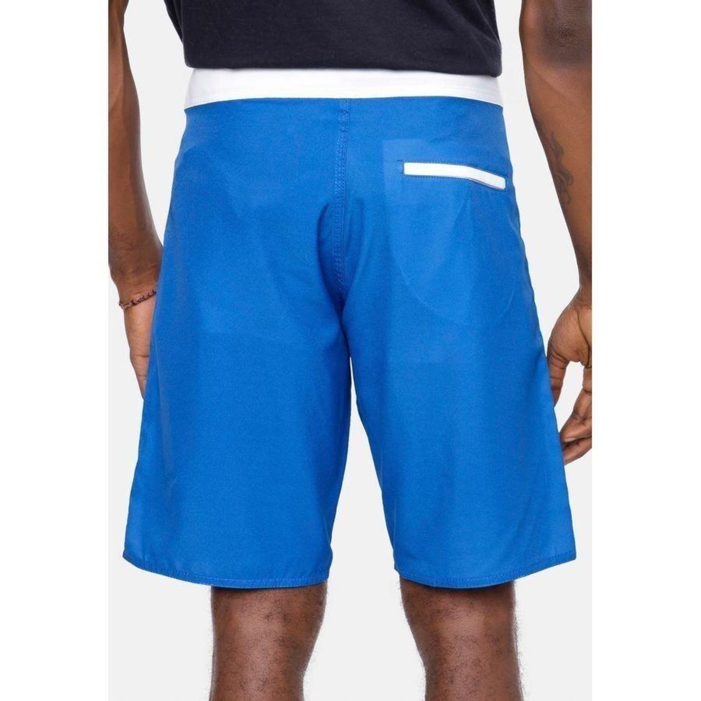 Bermuda Boardshort Nba Logo Team Royal - Masculina - Foto 3