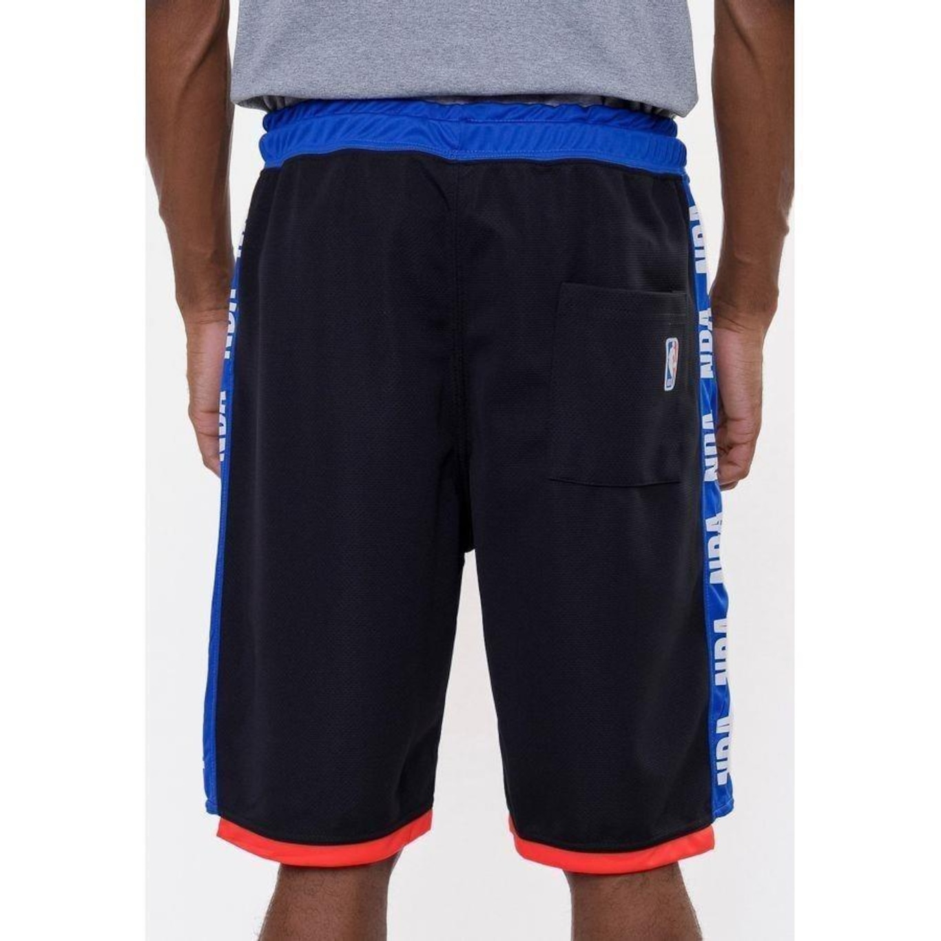 Bermuda Nba Sintética Wordmark - Masculina - Foto 2